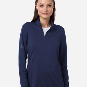 Women's Textured Stripe Quarter-Zip Pullover Miniaturansicht