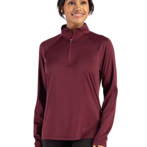 Cutter & Buck Coastline Epic Comfort Recycled Womens Quarter Zip Miniaturansicht