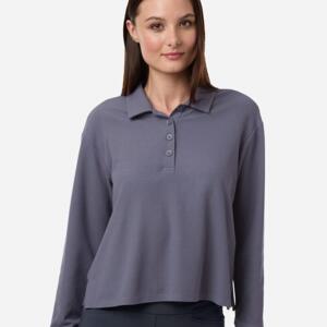 Women's Beyond Long Sleeve Loose Polo Miniaturansicht