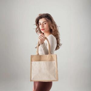 Medium Easy-Print Jute Bag Miniaturansicht