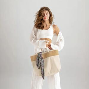 Fancy Canvas Rope Tote Miniaturansicht