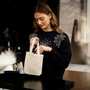 Mini 8" Canvas Tote Miniaturansicht