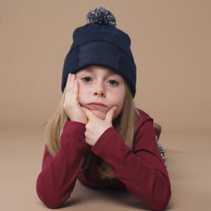Kids snowstar patch beanie Miniaturansicht