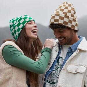 Checkerboard Beanie Miniaturansicht