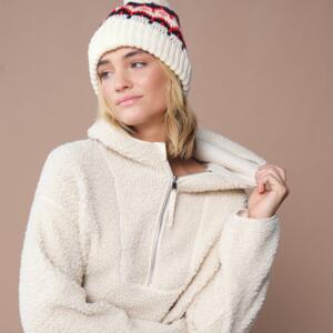 Retro ski beanie Miniaturansicht