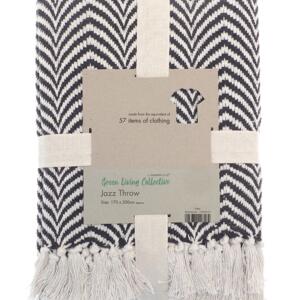 Recycled mixed-fabric throw Miniaturansicht