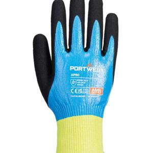 Cut D13 Nitrile aqua gloves (AP50) Miniaturansicht