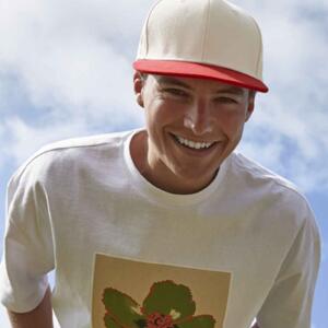 Beechfield Contrast Flat Peak 6 Panel Cap Miniaturansicht