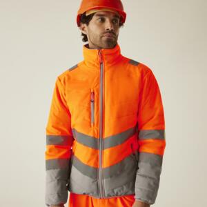 Regatta High Visibility Two Tone Thermal Baffle Jacket Miniaturansicht