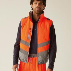 Regatta High Visibility Two Tone Thermal Baffle Bodywarmer Miniaturansicht