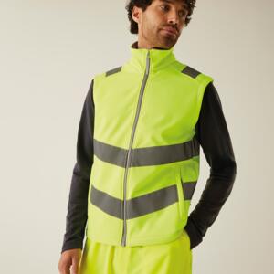Regatta High Visibility Pro Contract Ablaze Soft Shell Bodywarmer Miniaturansicht