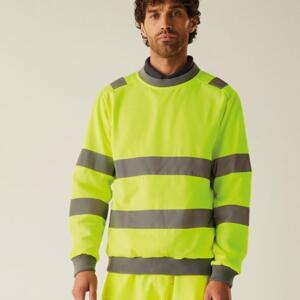 Regatta High Visibility Pro Contract Crew Neck Sweatshirt Miniaturansicht