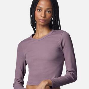 Women's Baby Rib Long Sleeve Cropped Tee Miniaturansicht