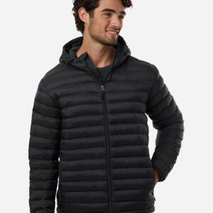 Men's Lightweight Poly-filled Hooded Puffer Jacket Miniaturansicht
