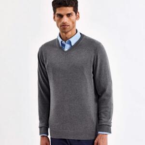 COTTON BLEND V-NECK SWEATER Miniaturansicht