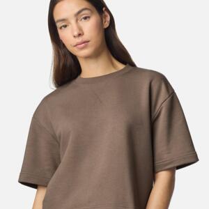 Women's French Terry Mid-Length Boxy Top Miniaturansicht