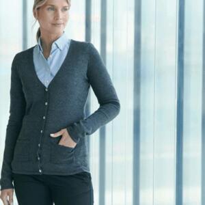 LADIES V BUTTON CARDIGAN Miniaturansicht