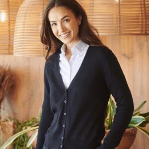 LADIES V-NECK CARDIGAN Miniaturansicht