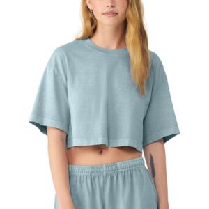 Women's Heavyweight Garment Dyed Cropped Tee Miniaturansicht