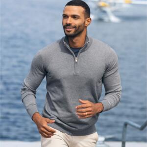 Oakville Half Zip Sweater Men Miniaturansicht