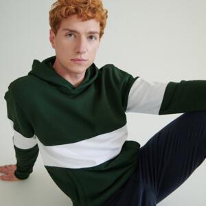 Heavyweight panelled hoodie Miniaturansicht