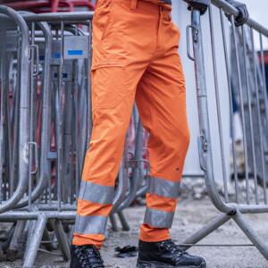 Hi-vis pro contract stretch action trousers Miniaturansicht