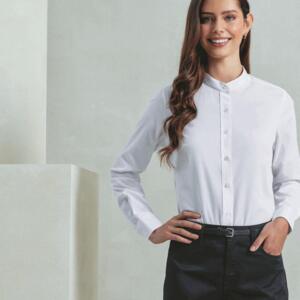 WOMENS BANDED COLLAR GRANDAD Miniaturansicht