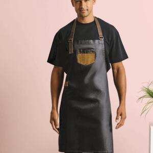 WAXED DNM BIB APRON FAUX LEATH Miniaturansicht
