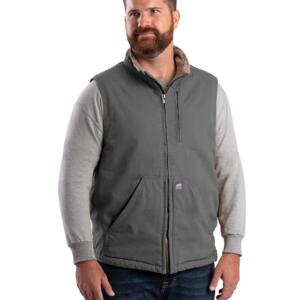 Men's Heartland Sherpa-Lined Washed Duck Vest Miniaturansicht