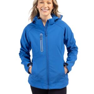 Clique Milford Waterproof Softshell Full Zip Hooded Womens Jacket Miniaturansicht