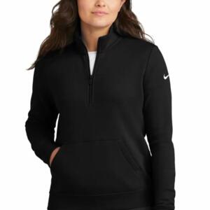 NIKE CLUB FLEECE SLEEVE SWOOSH LADIES' 1/2 ZIP Miniaturansicht