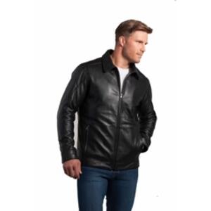 Men's Lamb Leather Insulated Jacket Miniaturansicht
