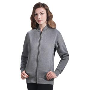 Ladies Full-Zip Polyester Sweatshirt Miniaturansicht