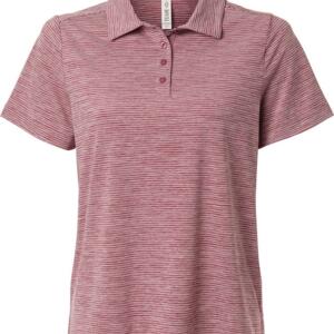 Women's Relay Heathered Stripe Polo Miniaturansicht