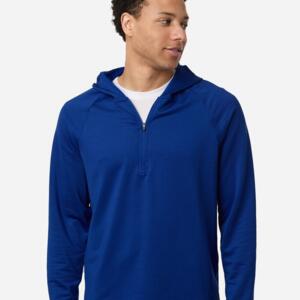Men's Qualify Quarter-Zip Hooded Pullover Miniaturansicht