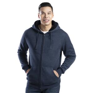 Adult Full-Zip Hooded Sweatshirt w/ Sherpa Fleece Miniaturansicht