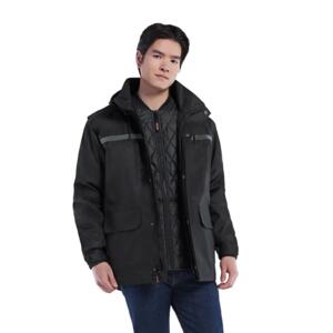 Adult Heavy Duty 3 in 1 Parka with Detachable Hood Miniaturansicht