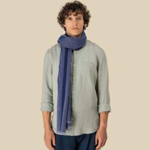 Spasso Blue Dotted Scarf Miniaturansicht
