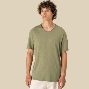 Spasso Drop Shoulder Raw Edge Collar Slub T-Shirt Miniaturansicht