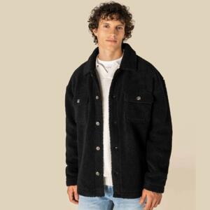 Spasso Unisex Sherpa Drop Shoulder Overshirt Miniaturansicht