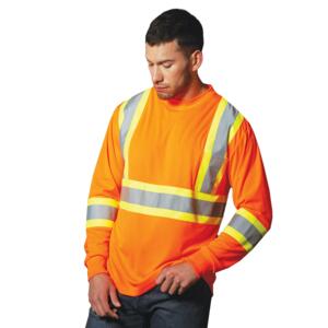 Adult Long Sleeve Hi Vis T-Shirt Miniaturansicht