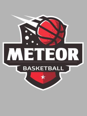 Meteor Basketball logo template