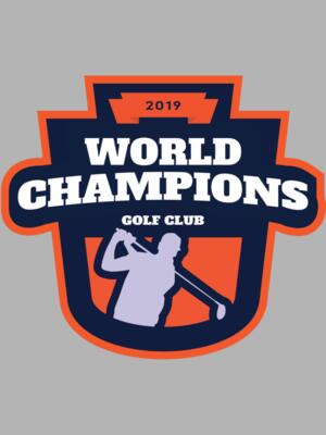 World Champions Golf club logo template