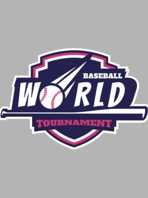 World Baseball Tournament logo template