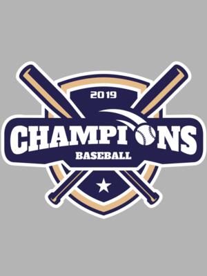 Champions Baseball logo template