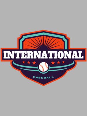 International Baseball logo template