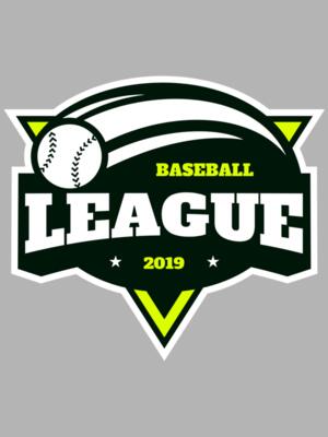League Baseball logo template 02