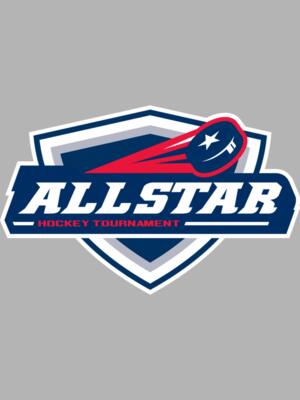 All Star Hockey Tournament logo template