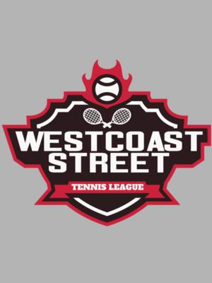 West coast Street Tennis League logo template