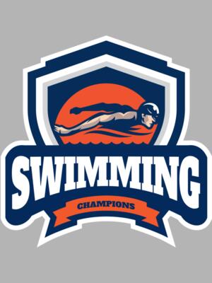 Swimming Champions logo template